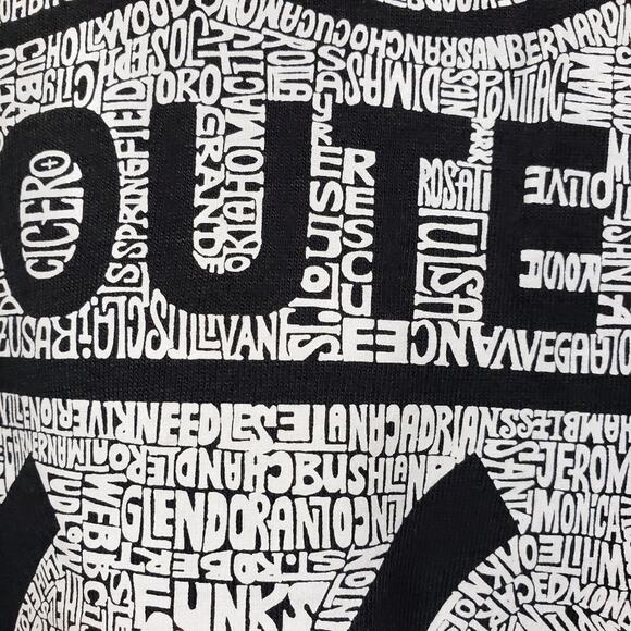 LA Pop NWT major cities along Route 66 graphic short sleeve tshirt men's sz L - Picture 6 of 8